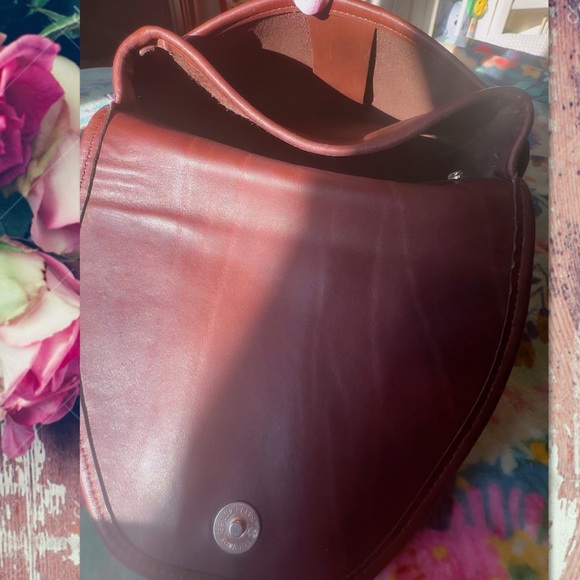 VINTAGE COACH LINDSAY MAHOGANY BROWN CROSSBODY BAG 9888 - Picture 13 of 16